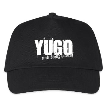 Yugo und stolz daraufstolzer - Kinder Basecap - Schwarz - Vorne