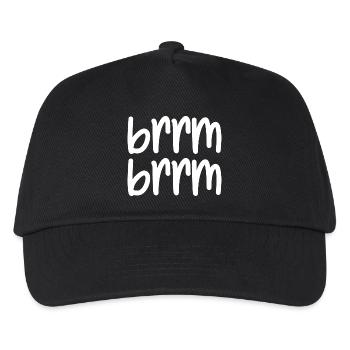 brrm brrm - Kinder Basecap - Schwarz - Vorne