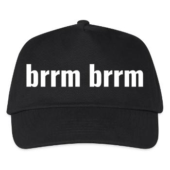 brrm brrm - Kinder Basecap - Schwarz - Vorne