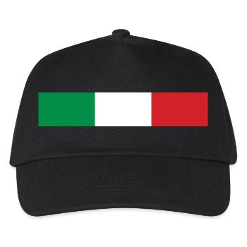Italy Banner - Kids’ Baseball Cap - black - Front