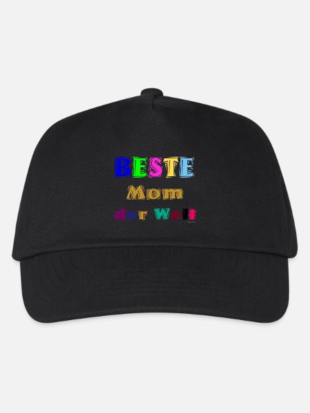 Beste Mutter der Welt - Kinder Basecap - Schwarz