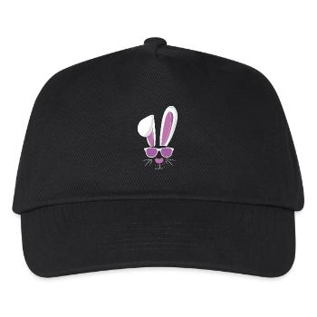 Cool ski and Easter - Kids’ Baseball Cap - black - Front