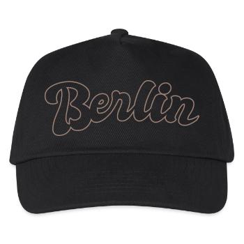 Berlin German Capital lettering - Kids’ Baseball Cap - black - Front