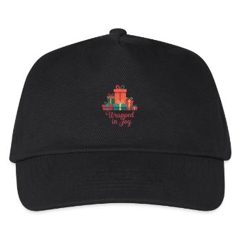 Wrapped In Joy - Kids’ Baseball Cap - black - Front