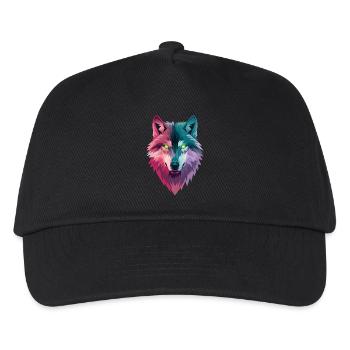 Spirit Wolf - Kids’ Baseball Cap - black - Front
