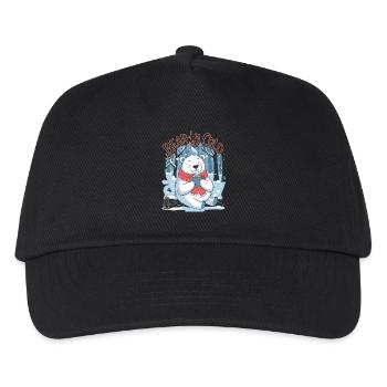 Bear-ly Cold - Kids’ Baseball Cap - black - Front