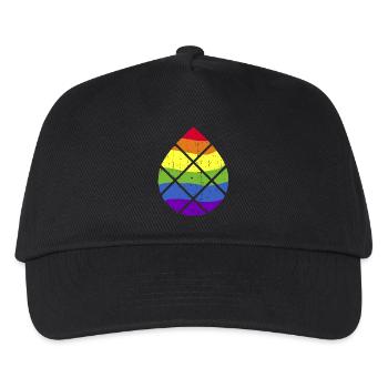 Augsburg Pine Nut LGBT LGBTQPlus - Kids’ Baseball Cap - black - Front