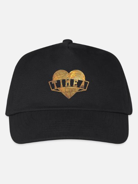 Timea Herzen Gold - Kinder Basecap - Schwarz