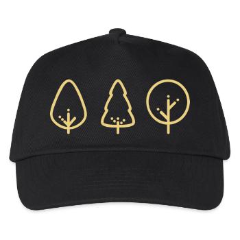Icon Wald - Kinder Basecap - Schwarz - Vorne