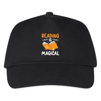 Ein Buch, das es wert ist, verboten zu werden, ist - Kinder Basecap - Schwarz - Vorne