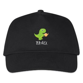 Tee - Kinder Basecap - Schwarz - Vorne