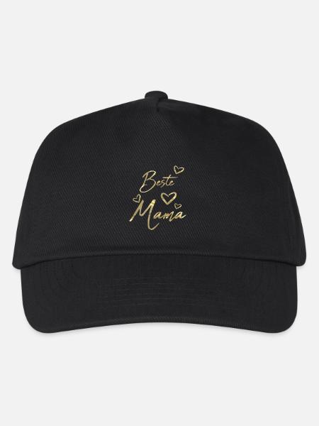 Beste Mama - Kinder Basecap - Schwarz