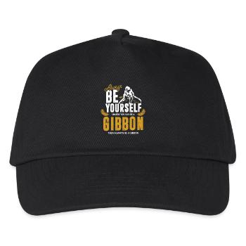 Wendiger Gibbon Kletterkünstler - Kinder Basecap - Schwarz - Vorne