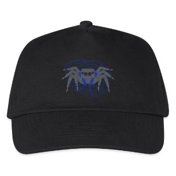 Spinnenliebhaber Spinnenflüsterer Arachnid Tarantu - Kinder Basecap - Schwarz - Vorne