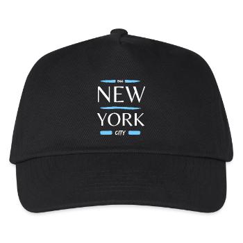 New York - Kinder Basecap - Schwarz - Vorne
