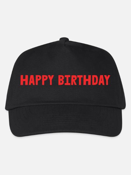 ALLES GUTE ZUM GEBURTSTAG. ALLES GUTE ZUM GEBURTSTAG. JAHRESTAG. - Kinder Basecap - Schwarz