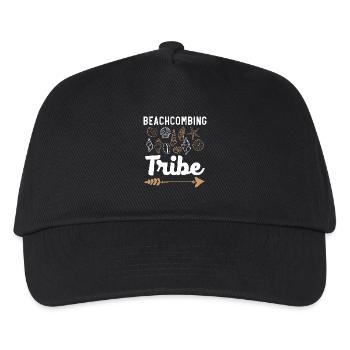 Beachcombing Tribe Shell Collection Strandkamm - Kinder Basecap - Schwarz - Vorne