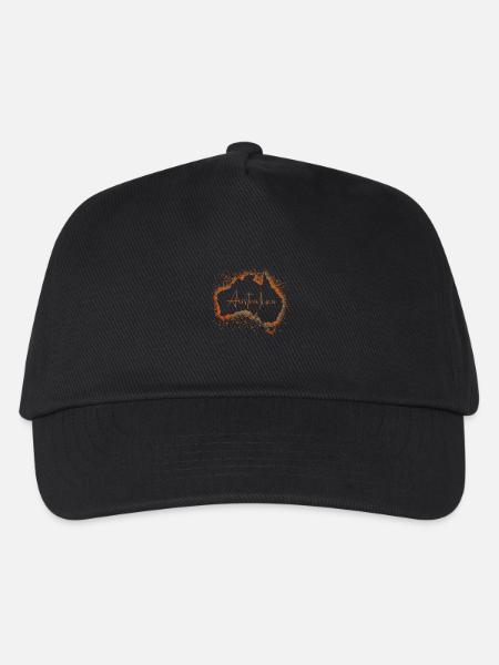 Australien - Kinder Basecap - Schwarz