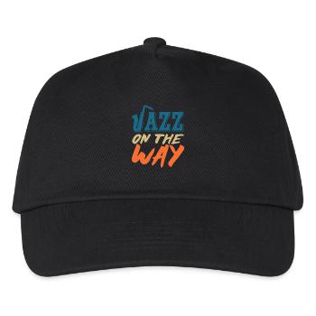 Jazz Geschenk - Kinder Basecap - Schwarz - Vorne
