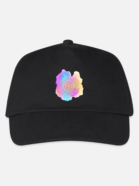 Mandala - Kinder Basecap - Schwarz