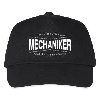 Mechaniker Mechatroniker Handwerker - Kinder Basecap - Schwarz - Vorne