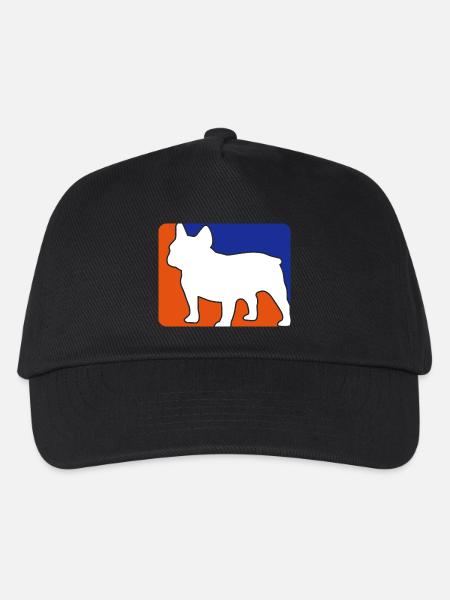 french bulldog1 - Kinder Basecap - Schwarz