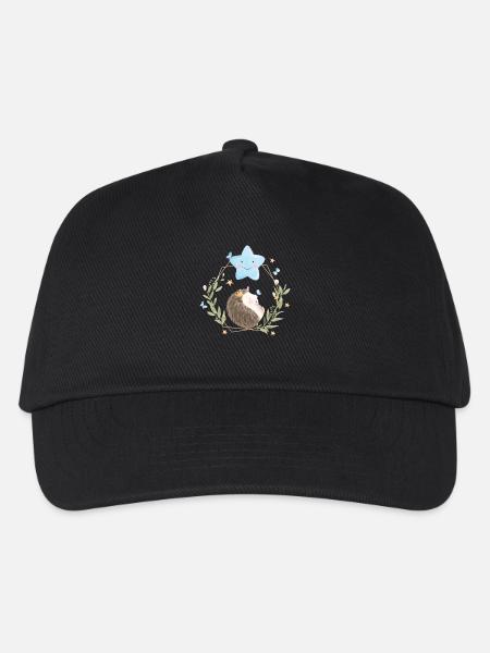 Süßer Baby Igel - Kinder Basecap - Schwarz