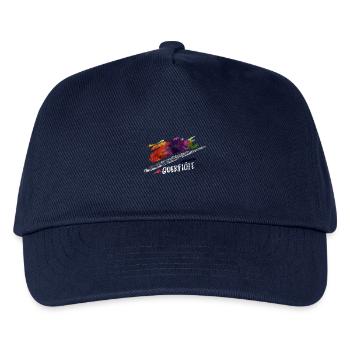 Flinke Querflötistin Marschkapelle - Kinder Basecap - Navy - Vorne