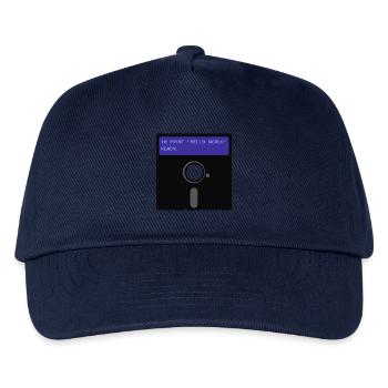 floppy disk - Kids’ Baseball Cap - navy - Front