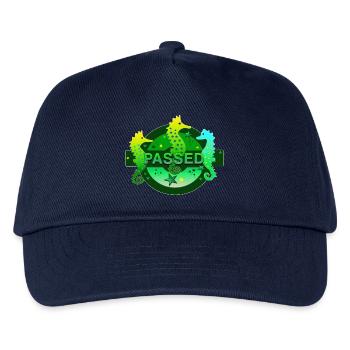 bestanden Schwimmer Schwimmerin - Kinder Basecap - Navy - Vorne