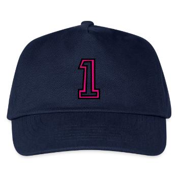 1. 1 YEAR. 1st ANNIVERSARY. 1 YEAR BIRTHDAY - Kids’ Baseball Cap - navy - Front