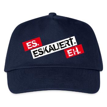 Es Eskaliert Eh - Kinder Basecap - Navy - Vorne