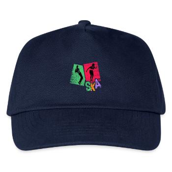 Grooviger Ska Trompetensound - Kinder Basecap - Navy - Vorne