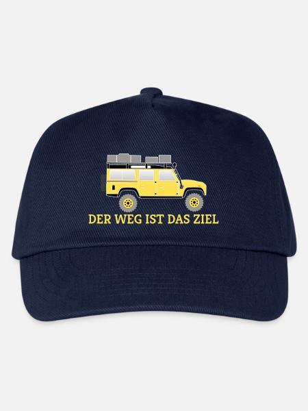 Dachzelt Offroad 4x4 Reisefahrzeug T-Shirt - Kinder Basecap - Navy
