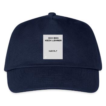 Lehrer - Kinder Basecap - Navy - Vorne