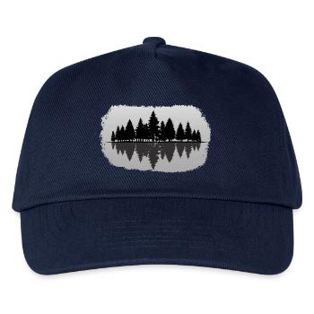 Forest - Forest Landscape Nature Trees - Kids’ Baseball Cap - navy - Front