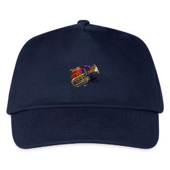 Strahlendes Althorn Blaskapelle - Kinder Basecap - Navy - Vorne
