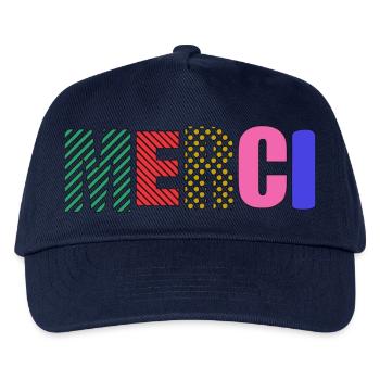 Vielen Dank - Kinder Basecap - Navy - Vorne