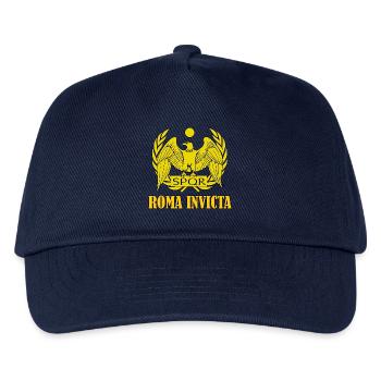roma invicta rom römisch reich spqr - Kinder Basecap - Navy - Vorne