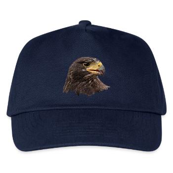Eagle, Falcon, Falconry Bird of Prey, Brown - Kids’ Baseball Cap - navy - Front