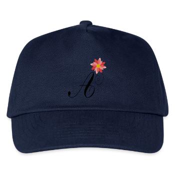 A. ALPHABET. LIEBE - Kinder Basecap - Navy - Vorne
