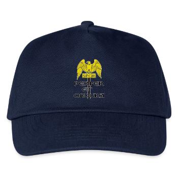 Römer Rom Römisch SPQR Roma Feldzeichen - Kinder Basecap - Navy - Vorne
