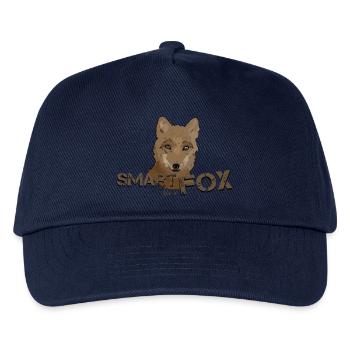Fuchs schlauer Fuchs schlau wie ein Fuchs - Kinder Basecap - Navy - Vorne