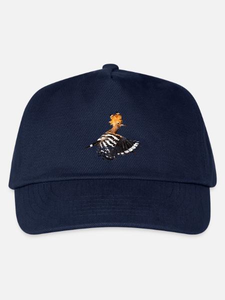 Wiedehopf (Upupa epops) Vogel des Jahres 2022 - Kinder Basecap - Navy