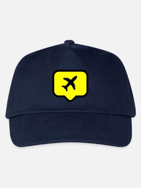 Flugzeug! - Kinder Basecap - Navy