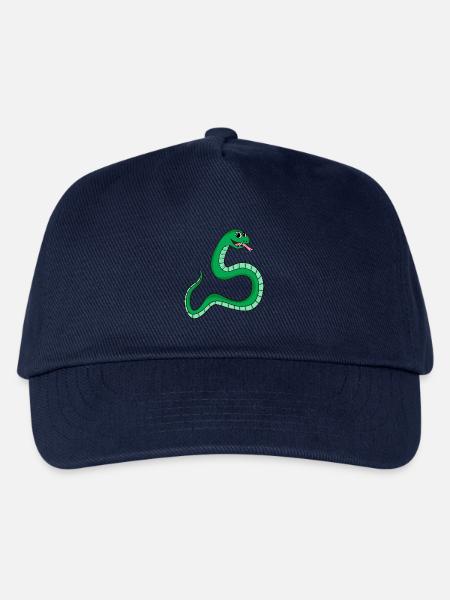 Schlange - Kinder Basecap - Navy