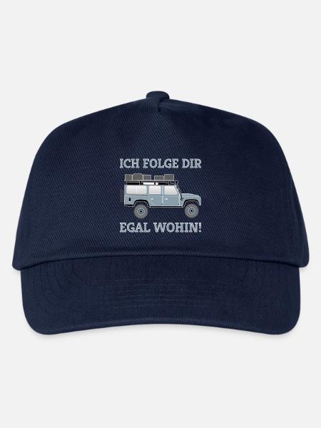 Dachzelt Offroad 4x4 Reisefahrzeug T-Shirt - Kinder Basecap - Navy