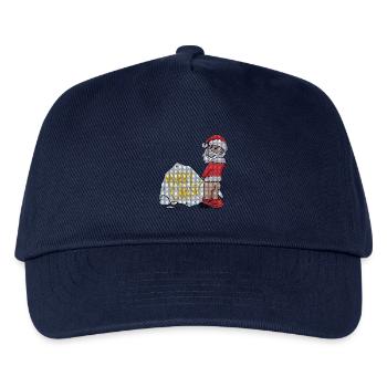 Ugly Christmas Funny - Kids’ Baseball Cap - navy - Front
