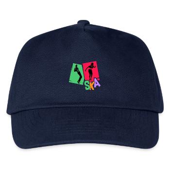 Überschwänglicher Ska Tanzabend - Kinder Basecap - Navy - Vorne