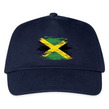 Jamaika Flagge used - Kinder Basecap - Navy - Vorne